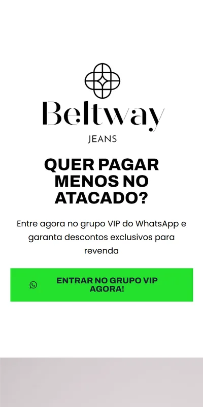 Site Beltway Jeans no celular