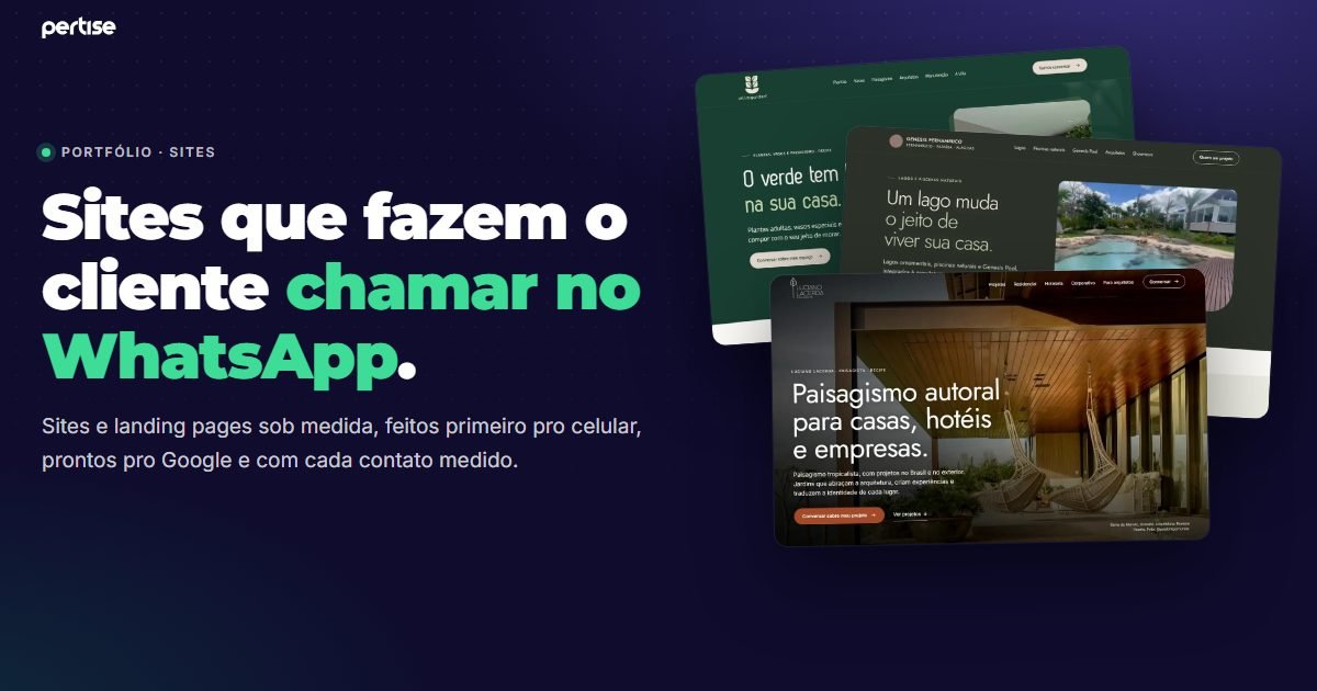 Sites e landing pages